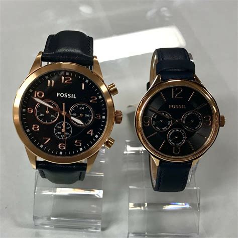 couple watches fossil